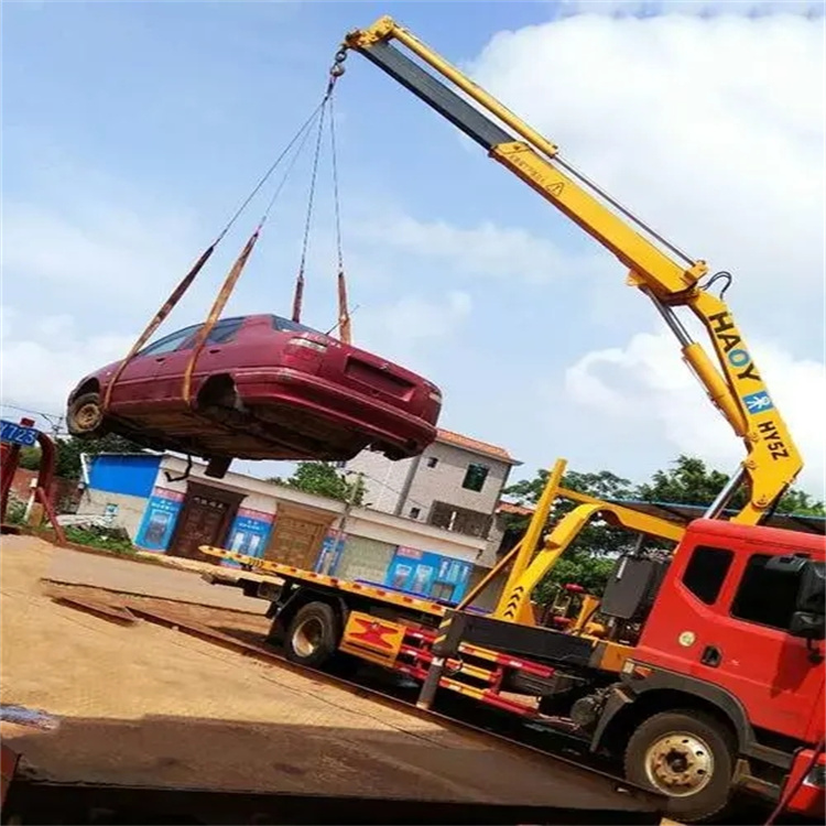 金牛吊车救援小汽车怎么吊